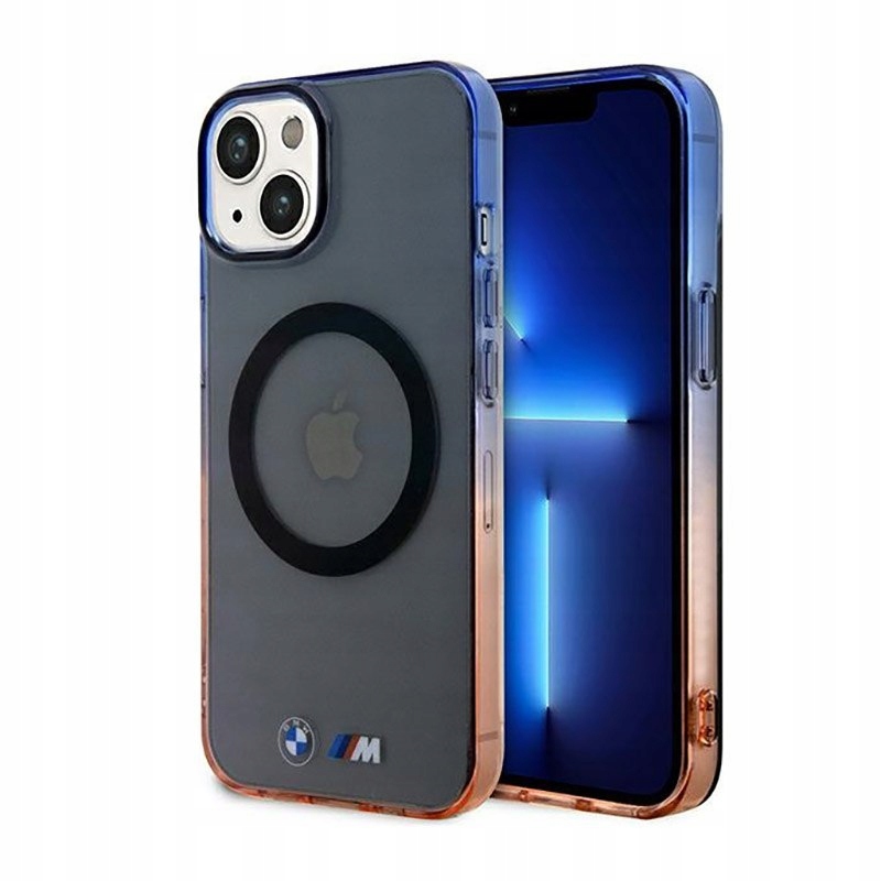 Bmw Gradient Bumper MagSafe – Pouzdro pro iPhone 14 Plus (šedé)