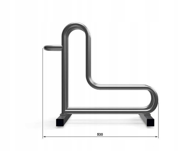 STOJAKI ROWEROWE NA ROWERY ROWER RAD 3 OCYNK Materiał dominujący stal ocynkowana