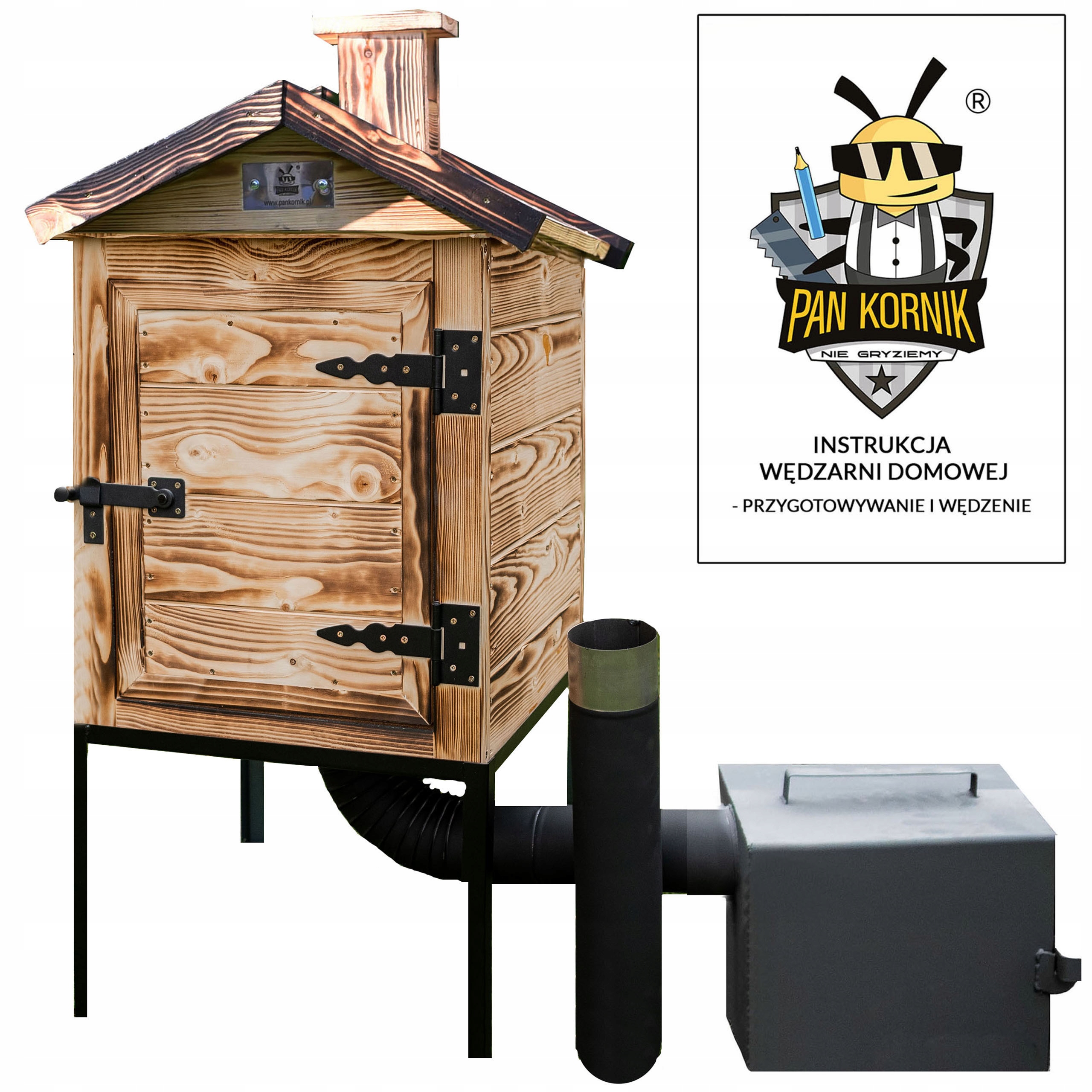 

Wędzarnia Drewniana Ogrodowa Solidna Z Drzwiczkami