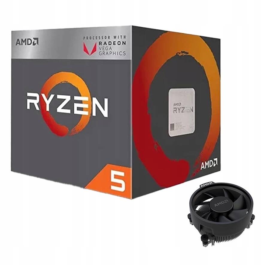 Procesor Amd Ryzen 5 3400G Krabička AM4 3,70 > 4,20 GHz YD3400C5FHBOX