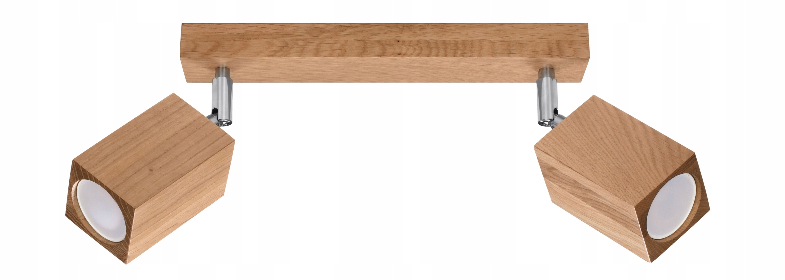 

Plafon Flafi 2 dąb ruchome klosze GU10 Sollux
