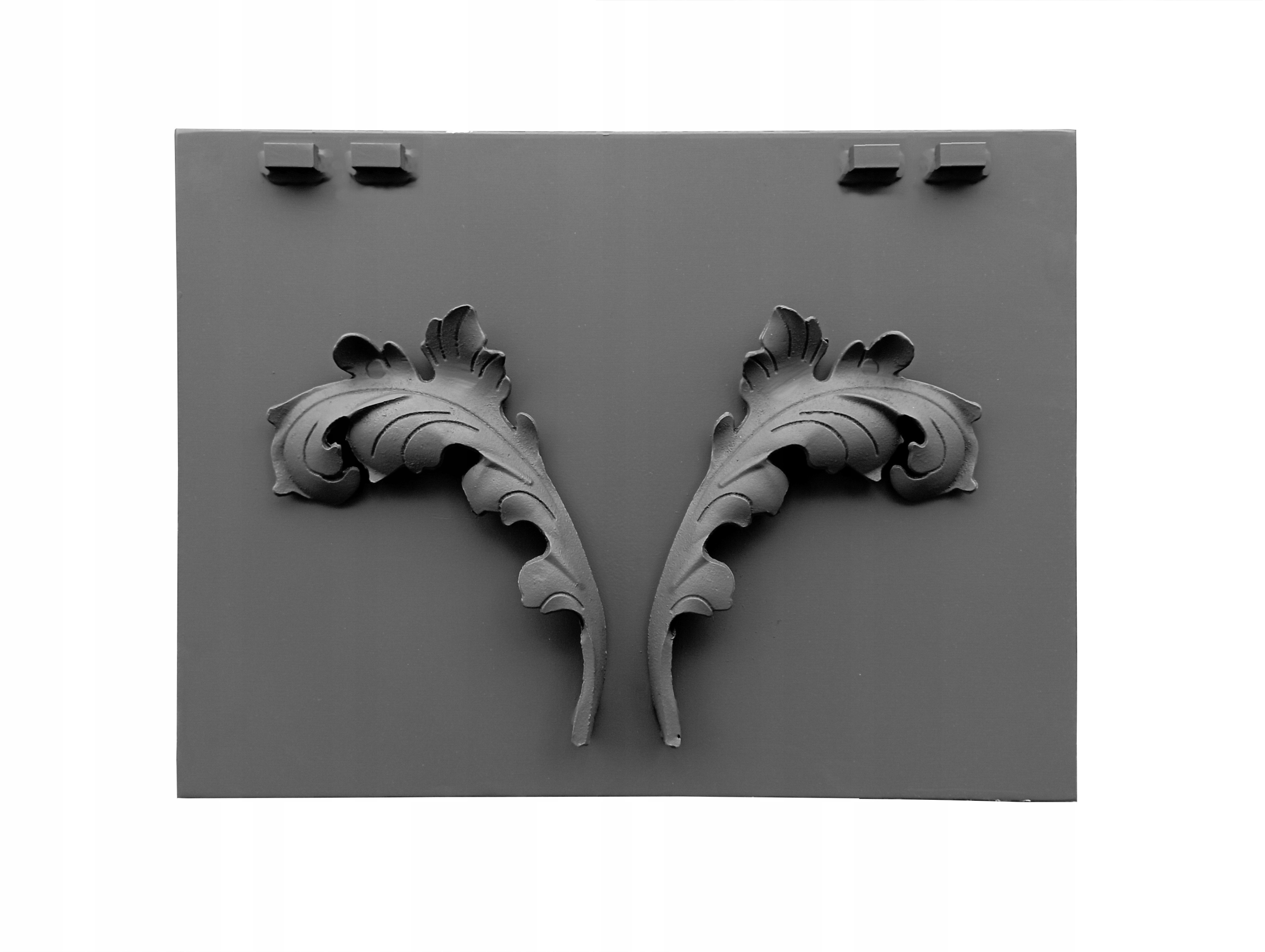 Ozdobná litinová zadní deska pro krbovou vložku 49x36 TYP3 Náhrada