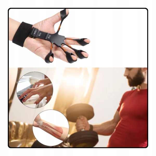 FINGER GRIPPER PRZYRZĄD DO ĆWICZEŃ PALCÓW DŁONI FINGER EXERCISE SIŁA CHWYTU Wyrób medyczny nie