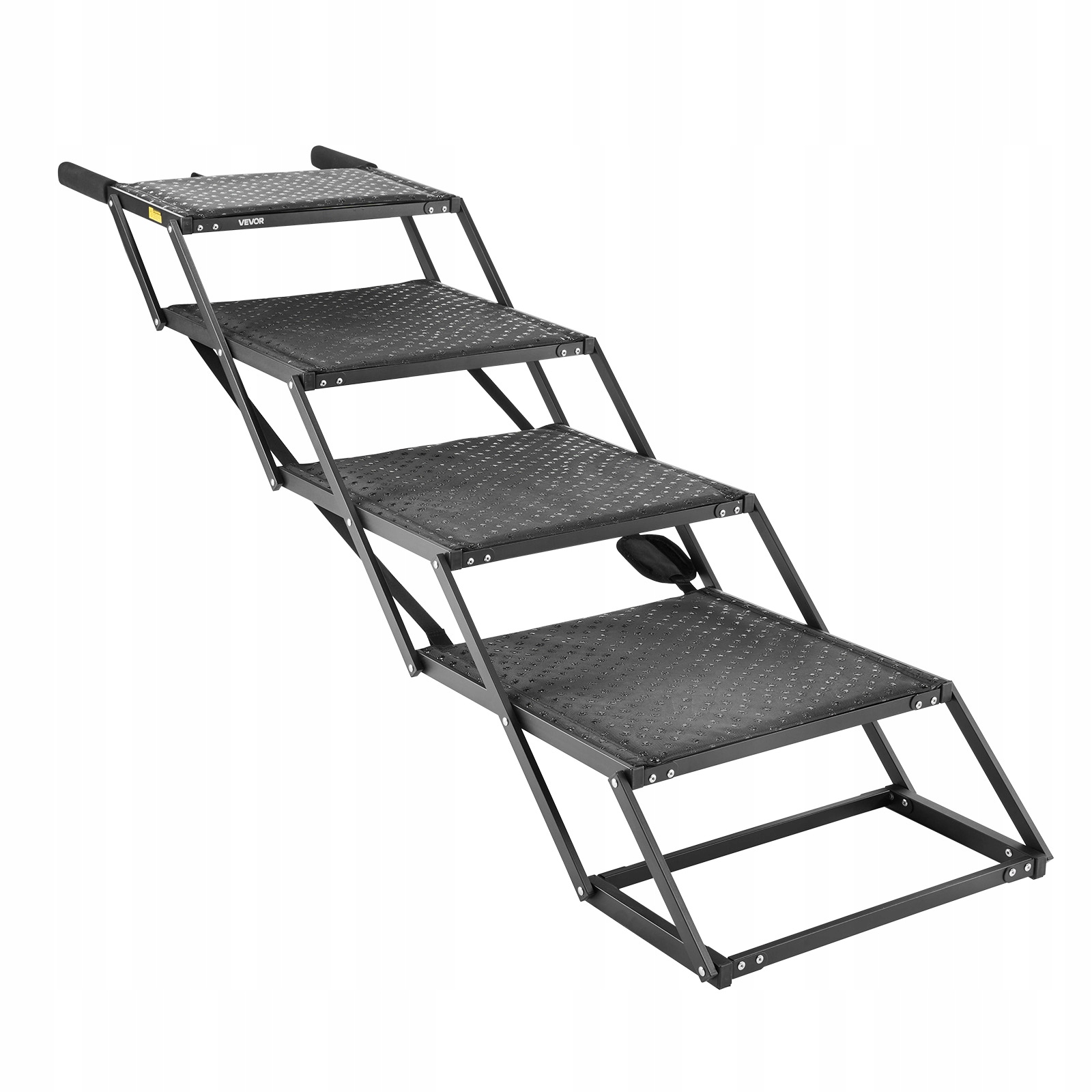 Vevor Skládací rampa pro psa Nosnost 113 kg Se 4 stupni pro auto