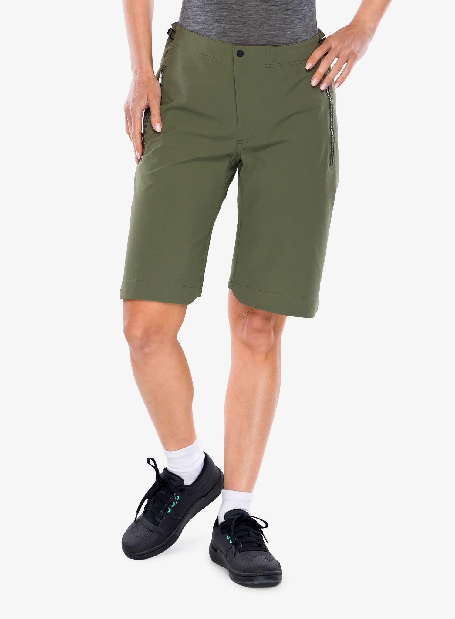 Kraťasy cyklistické kraťasy Poc Essential Enduro Shorts epidote green Xs