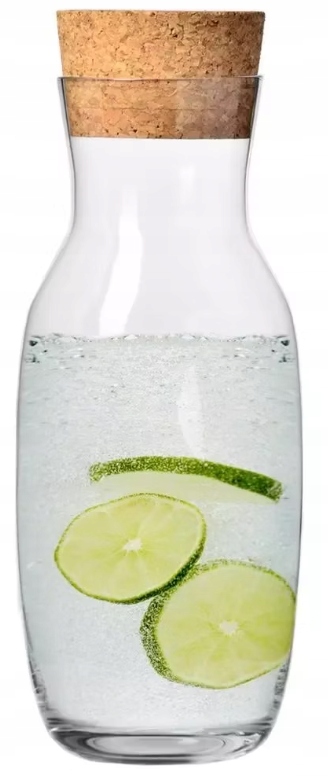 KARAFKA Z KORKIEM DO WODY SOKU NAPOJU DZBANEK 1L