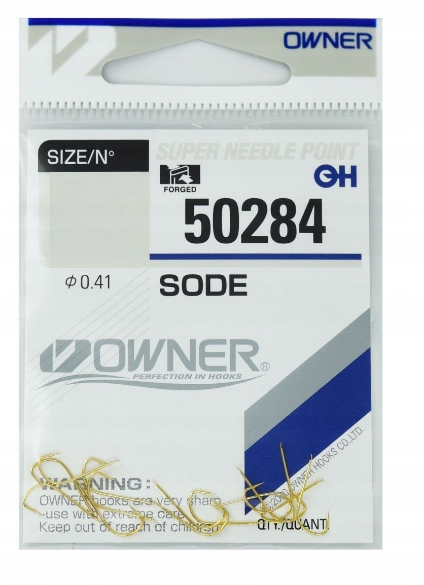 Haczyki wędkarskie Owner Sode 50284 roz. 11