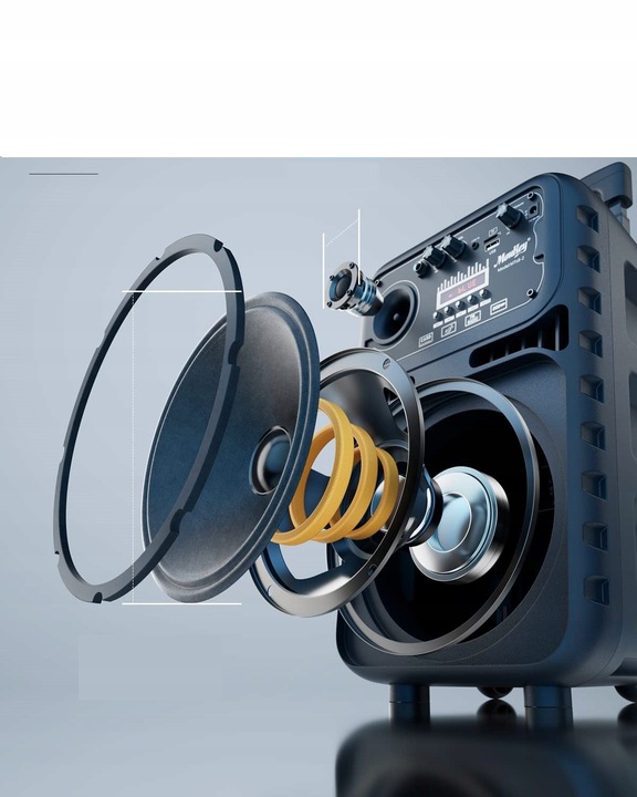 MINI GŁOŚNIK PRZENOŚNY BLUETOOTH MOUKEY MTS8-2 FM Marka Moukey