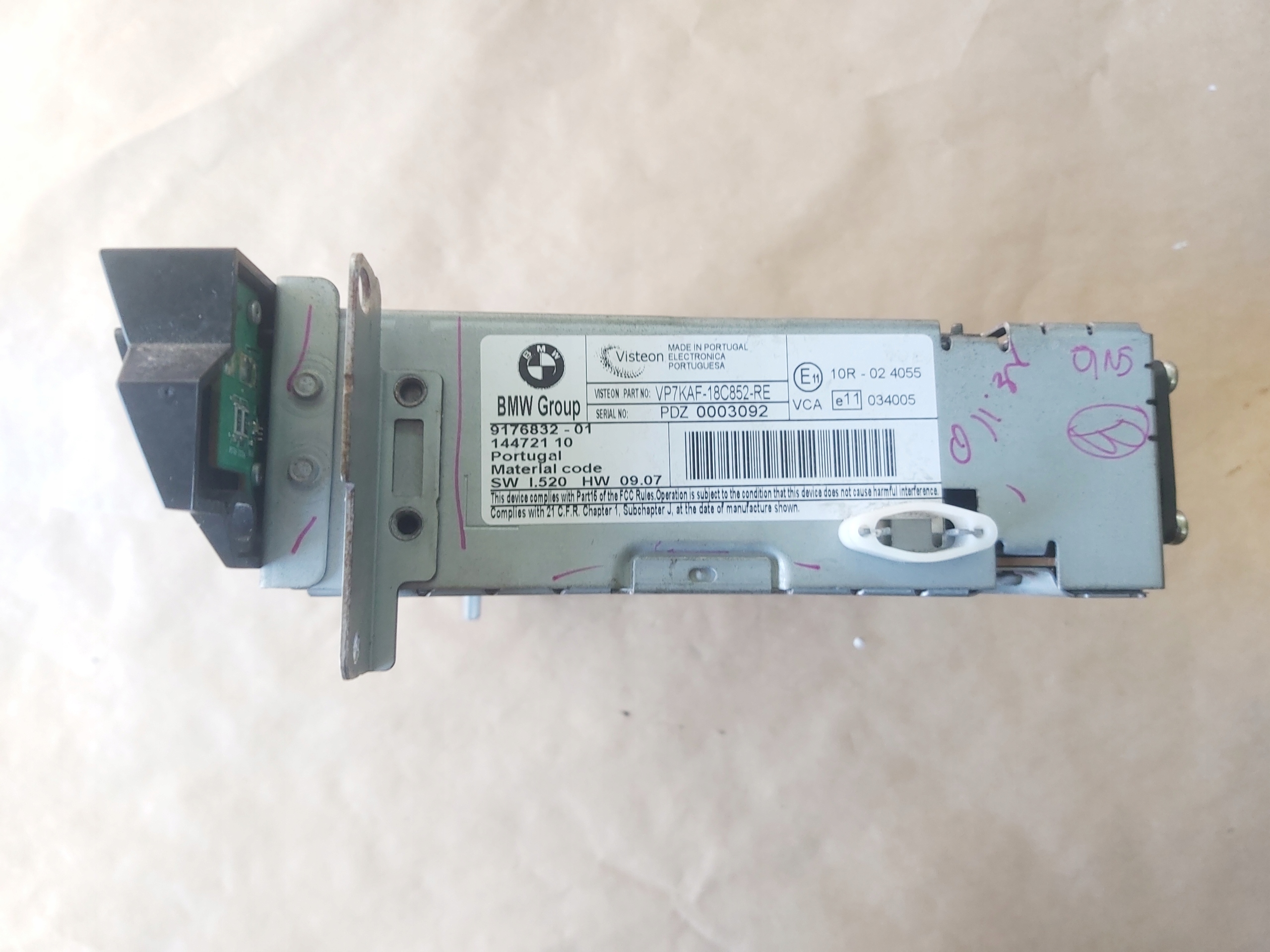 RADIO player navigation devices CD 9176832 BMW F60 E61 BDB!!