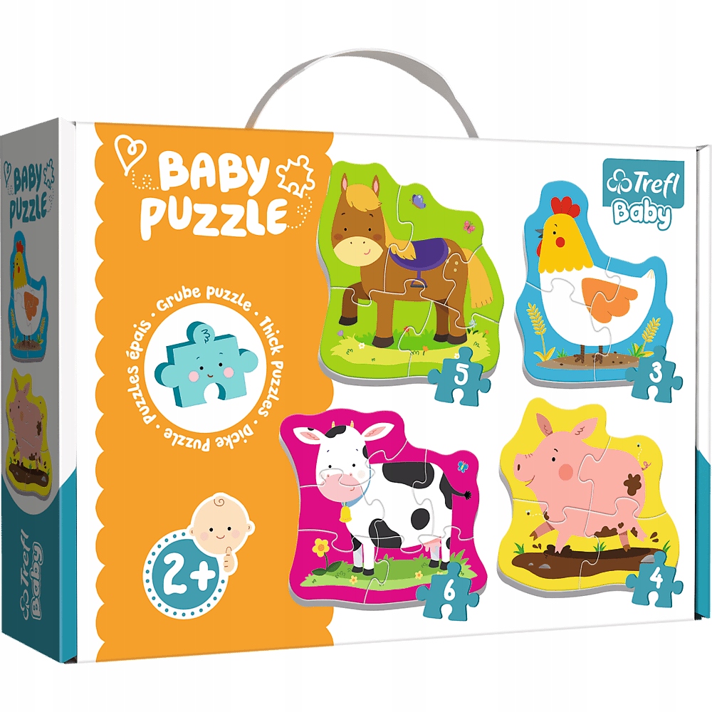 

Puzzle Baby Classic Zwierzęta Ze Wsi 24M+ Trefl