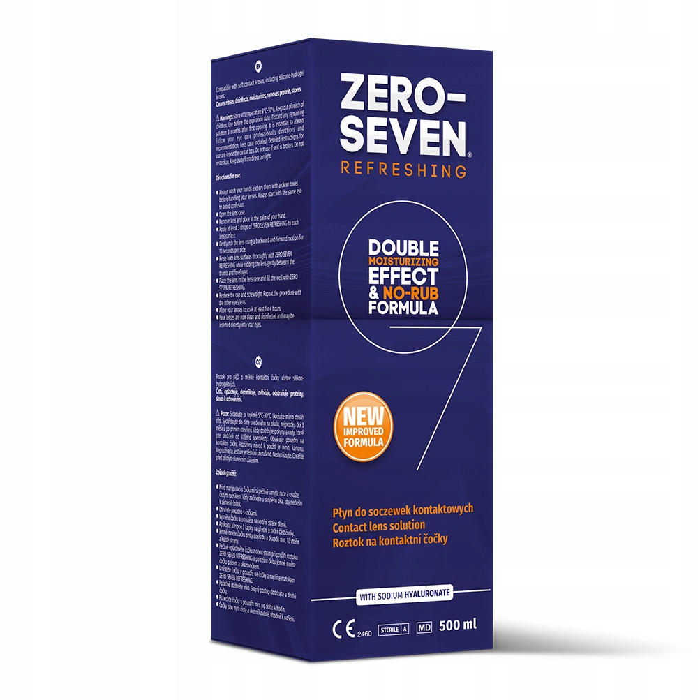 Жидкость для линз ZERO - Seven REFRESHING 500 мл