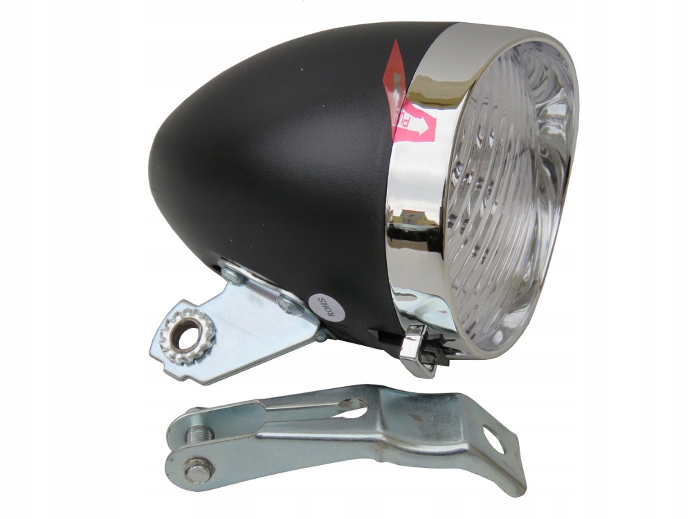 LAMPKA LATARKA ROWEROWA LED RETRO+ BATERIE+ UCHWYT