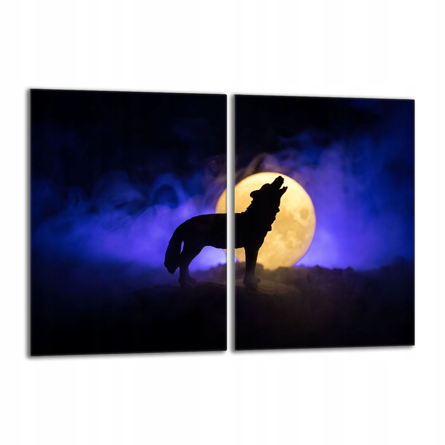 Skleněná ochranná deska na sporák 2x40x52 Vlk do kuchyně