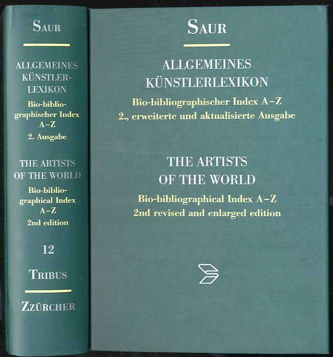 Saur Allgemeines Kunstlerlexikon. Index. T. 12