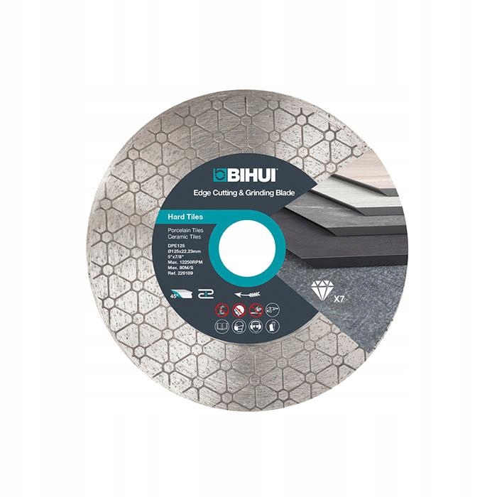Bihui Kotouč Pro Řezání A Broušení Hran 125 mm