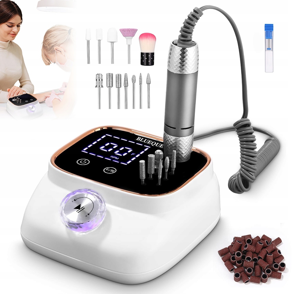 11V1 Pro Leštění Nehtů Hybridní Bruska Sada