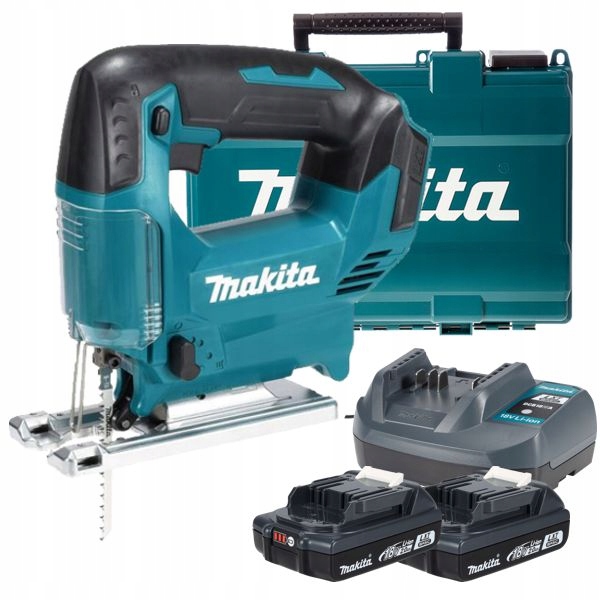 akumulátorová přímočará pila 18 V, 65 mm, Makita [DJV186WVE] 2x2,0 Ah, Lxt Basic