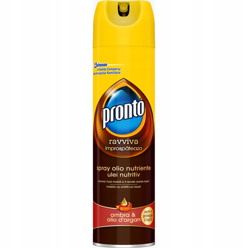

Pronto nawilżający olejek do mebli w ambra i argan