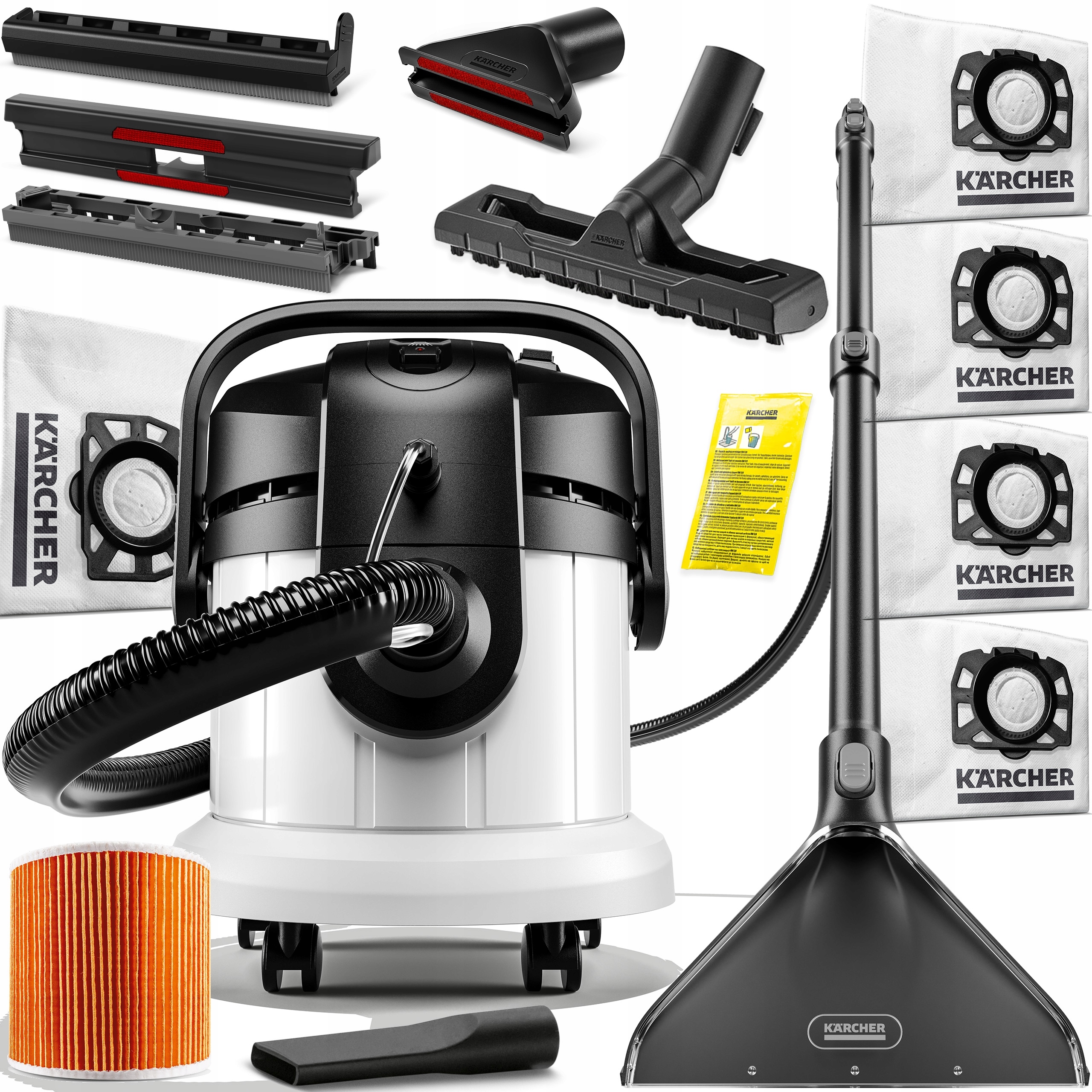 Karcher Se 4 Prací Vysávač Pre Suché/mokré Čalúnenie Sáčkov