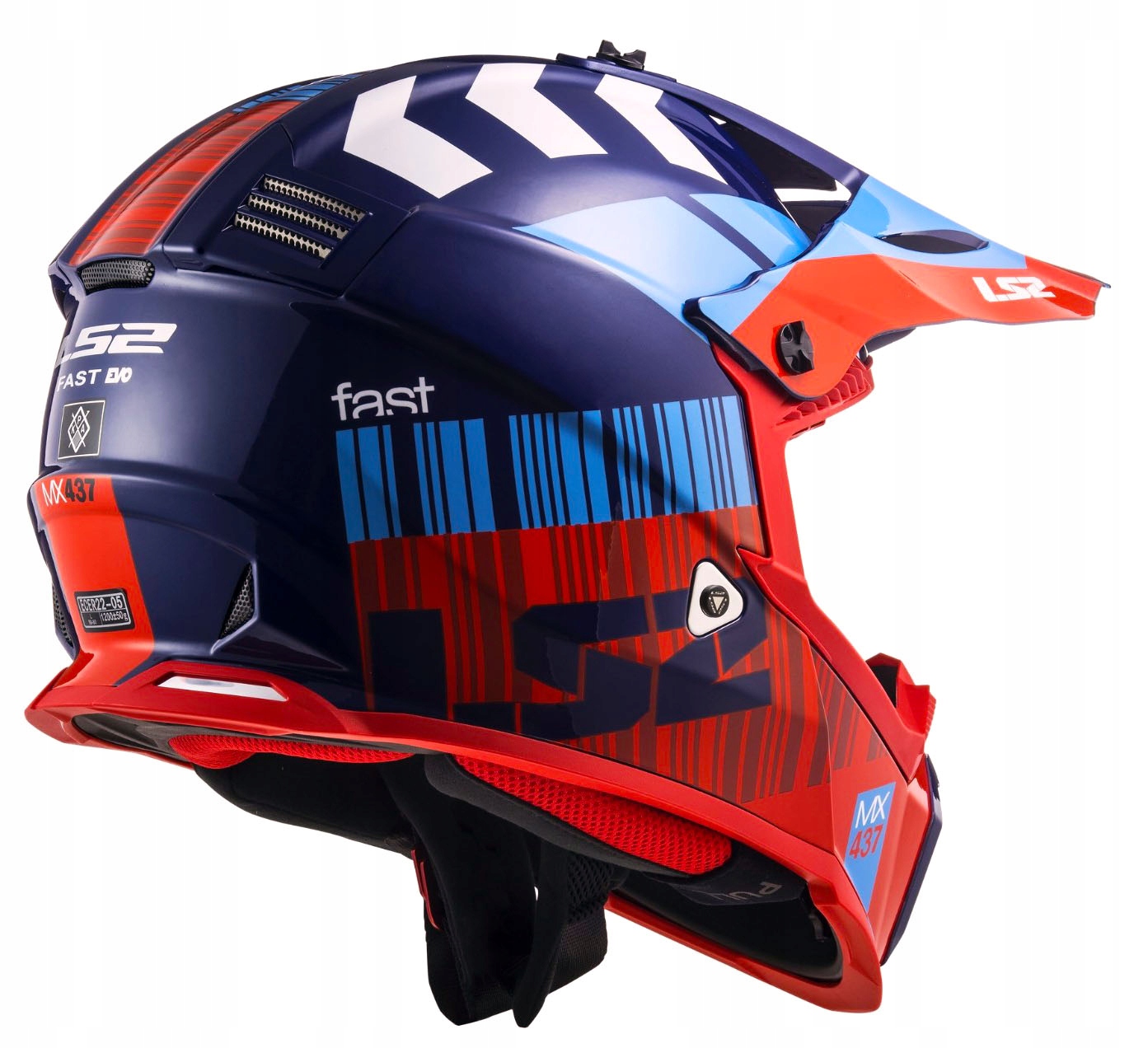 KASK CROSS ATV LS2 MX437 FAST EVO XCODE POŁYSK 2XL Rozmiar XXL