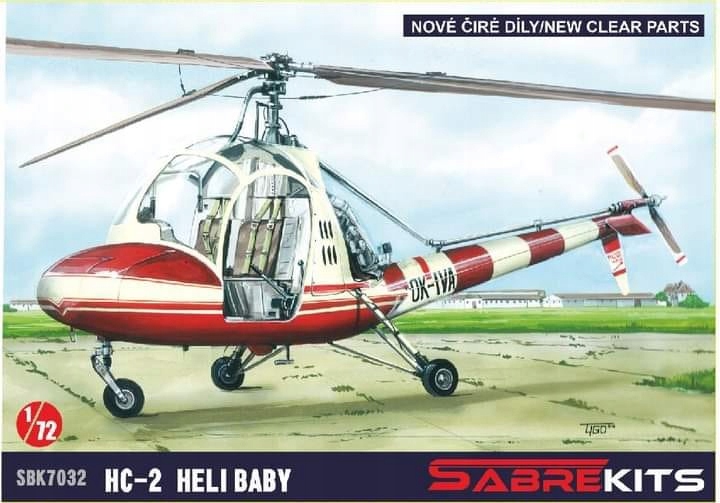 HC-2 Heli baby SabreKits SBK7032 1:72