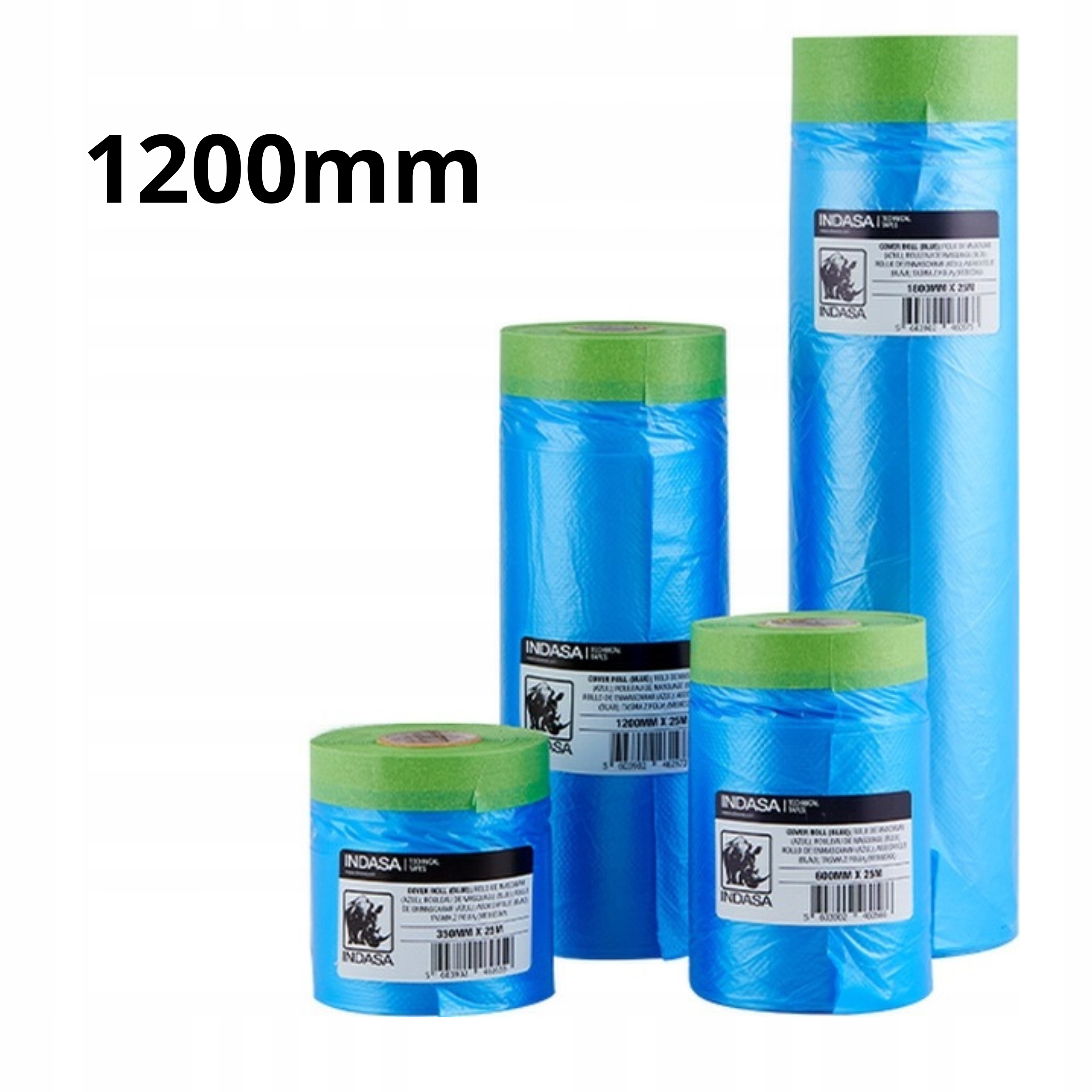 Antistatická maskovacia fólia s páskou 1200 mm x 25 m Indasa Cover Roll 25ks