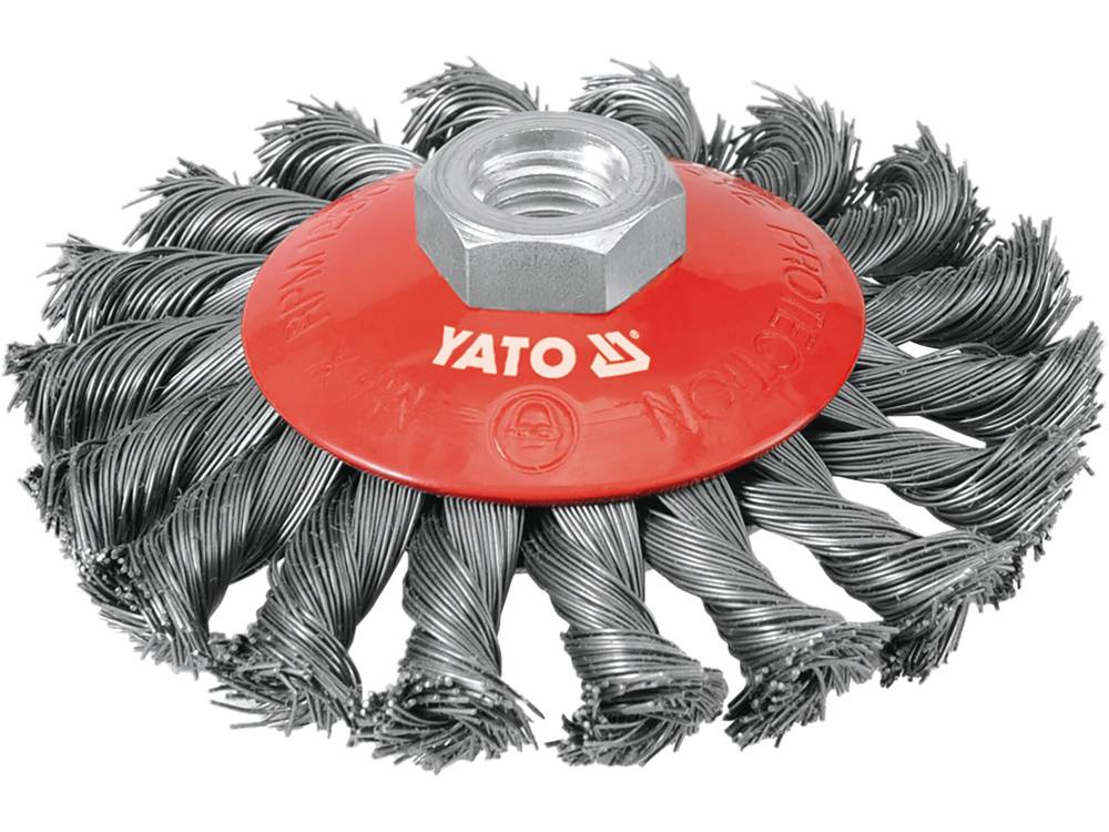 

Yato Szczotka Tarczowa 100MM M14 Drut Splatany