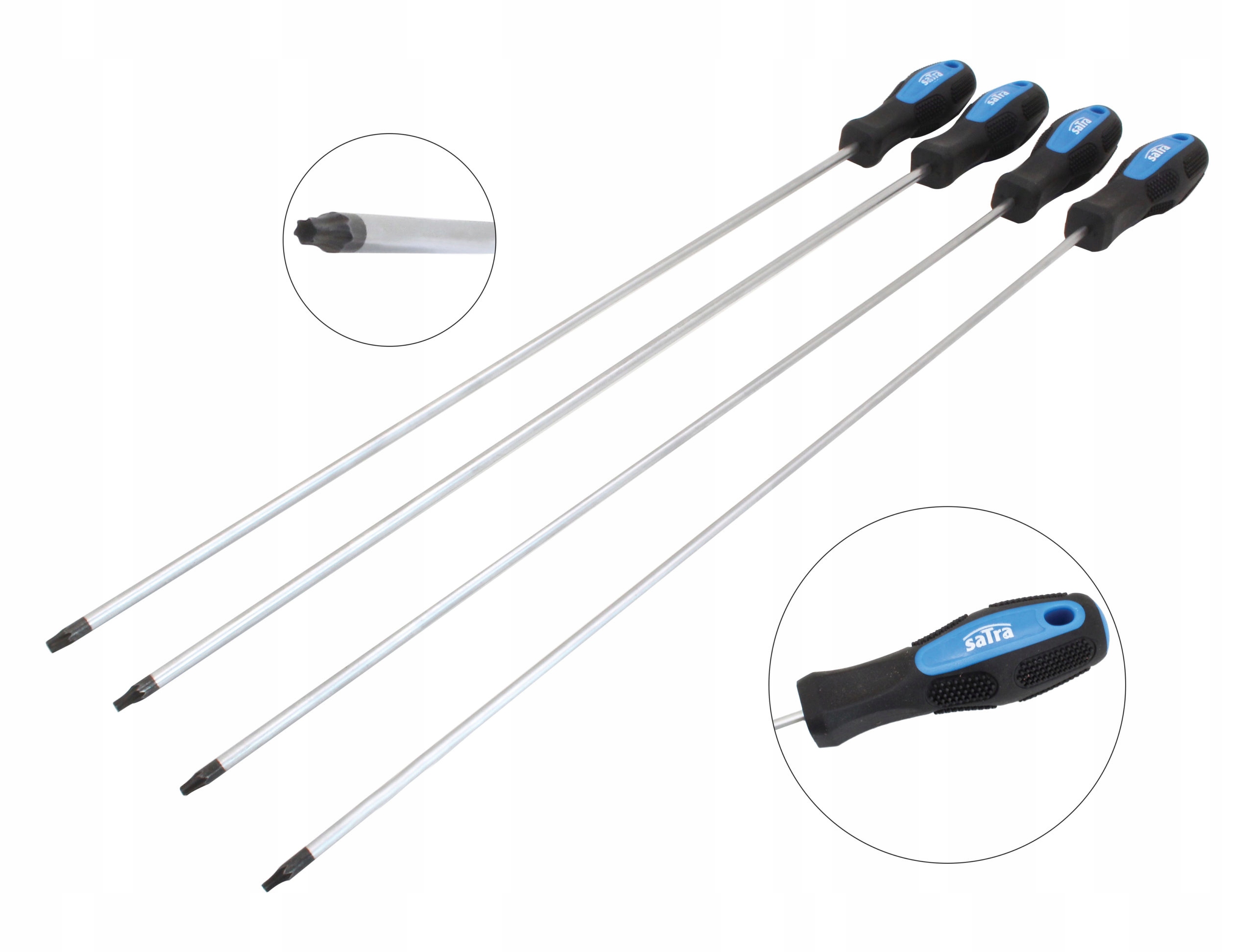 Zestaw Wkrętaków Torx Extra Długich T15 T20 T25 T30 Wkrętaki Długie