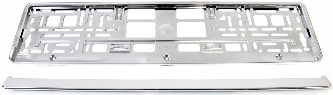 RAMKA PODKŁADA TABLICY REJESTRACYJNEJ CHROM POŁYSK Producent inny