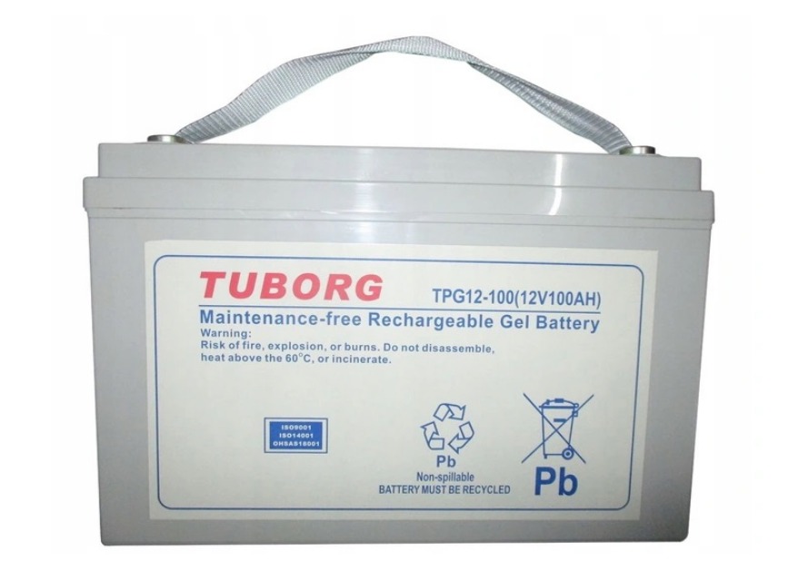 TPG12-100 - Акумуляторна батарея без струму гель AGM TUBORG 100AH