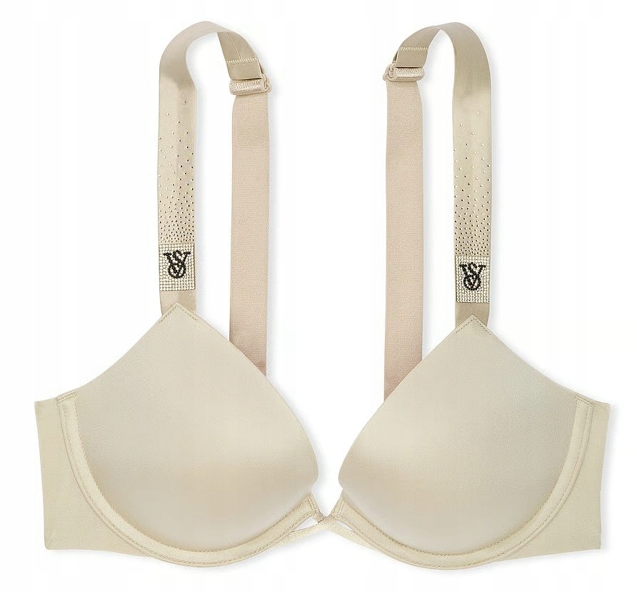 Podprsenka Victoria's Secret push-up zirkony písková 75D (34D)