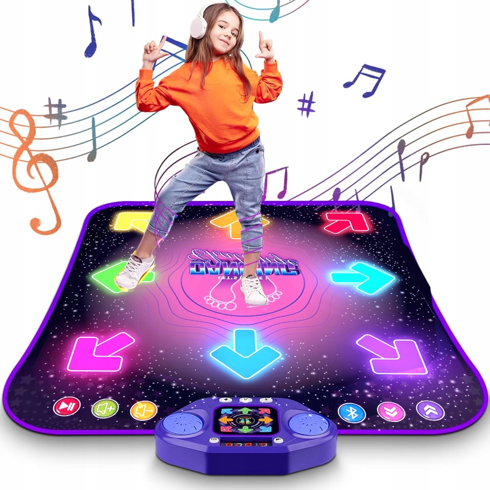 Hudební Taneční Podložka Interaktivní Světlo Bluetooth Velká Pro Děti