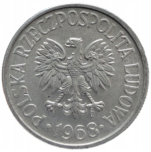 54396. Polska, 50 groszy, 1968r.