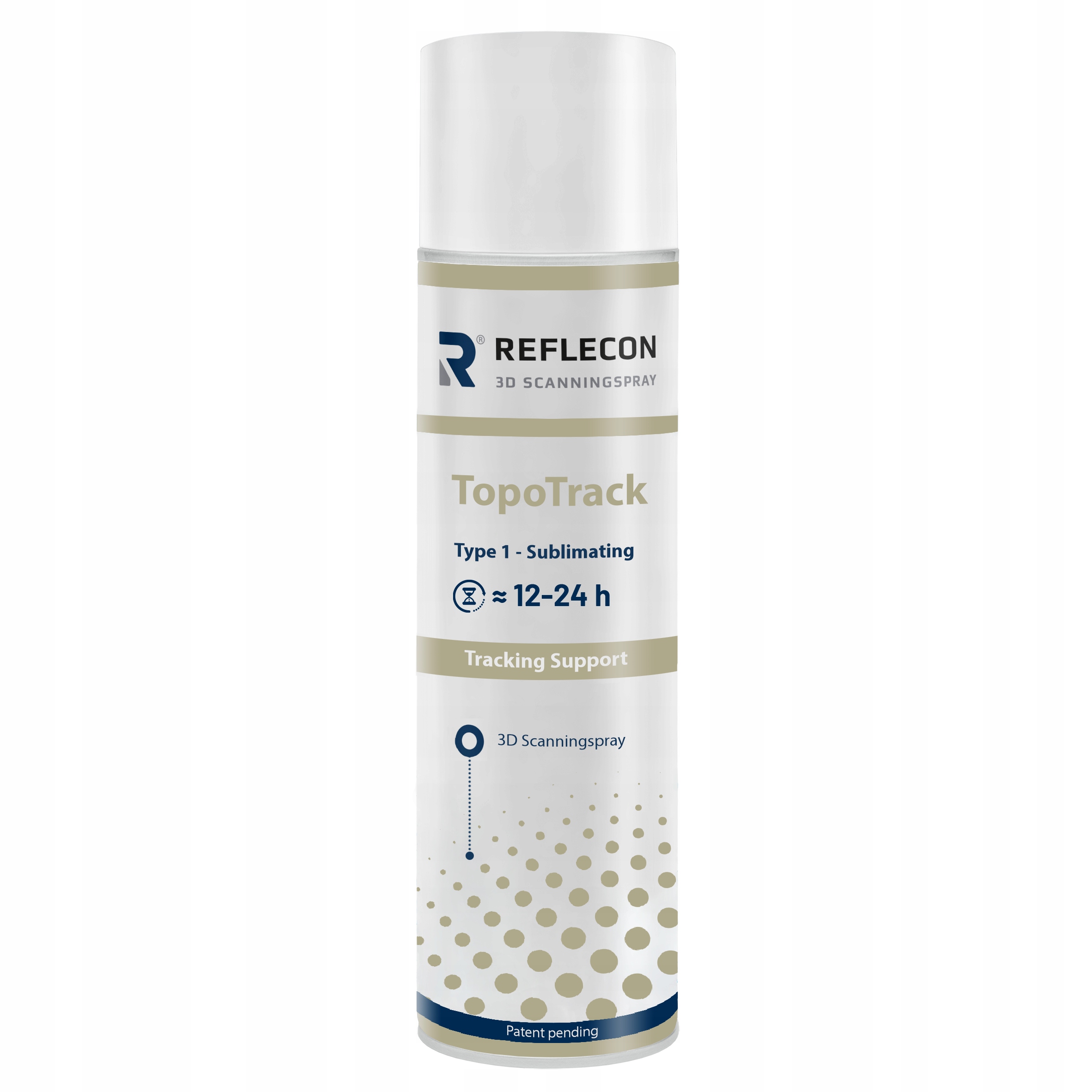 Reflecon TopoTrack Spray do śledzenia deformacji powierzchni DIC 500 ml