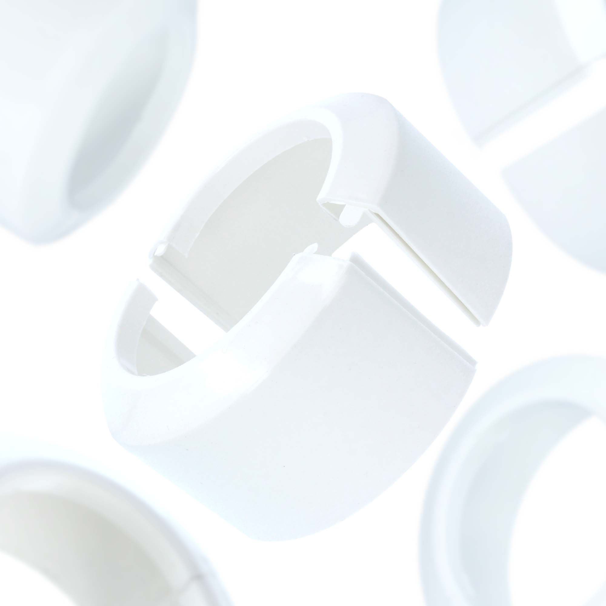 2x Rozeta Maskująca 110mm WC Dzielona Osłona Rur Marka Millto