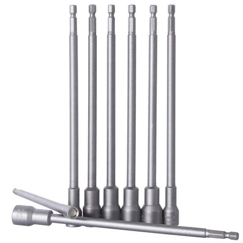 

Klucze 6-13 Nasadowe Magnetyczne Długie 150mm 8szt