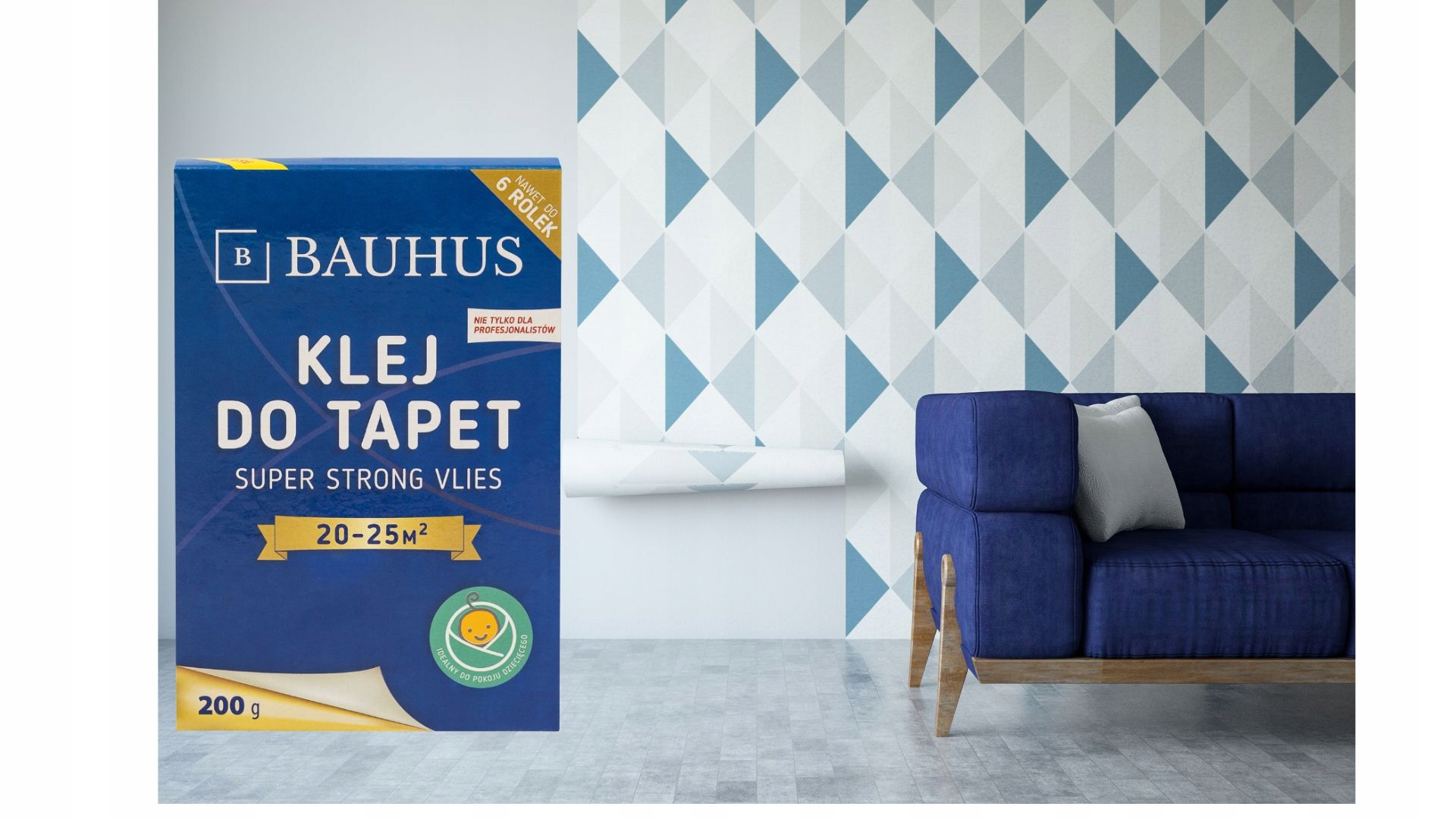 KLEJ do Tapet uniwersalny fizelinie papier BAUHUS Typ klej do tapet