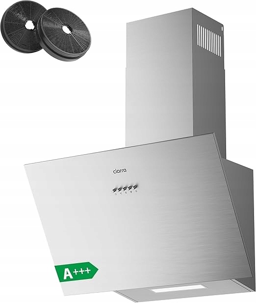 Ciarra CBCS6762A A+++ digestoř bez hlavice, 60 cm, stříbrná