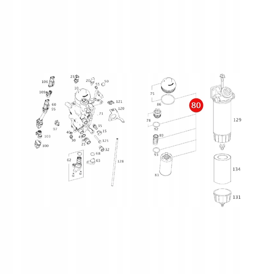 Filtr paliwa E442KPD319 Hengst Numer katalogowy części E442KPD319