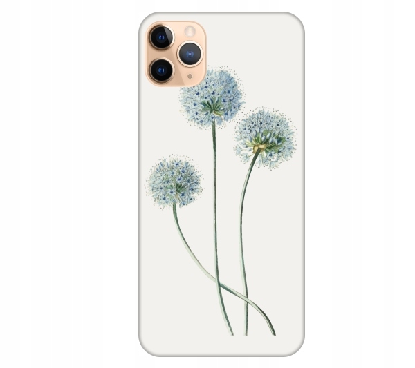 

Etui pokrowiec do iPhone 11 Pro Max Kwiat niebiesk