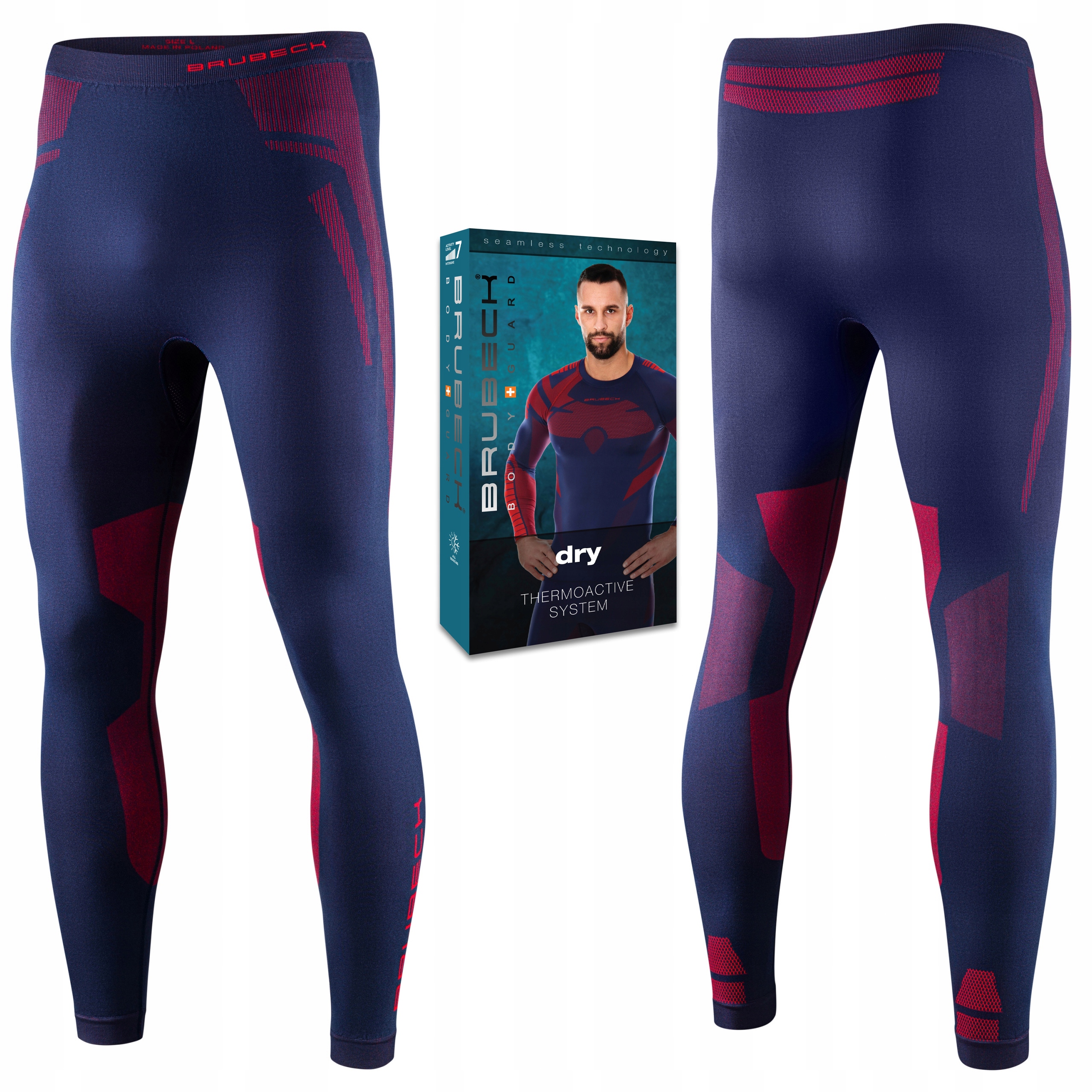 Pánské Termoaktivní kalhoty Brubeck Dry sportovní, Rychleschnoucí XL