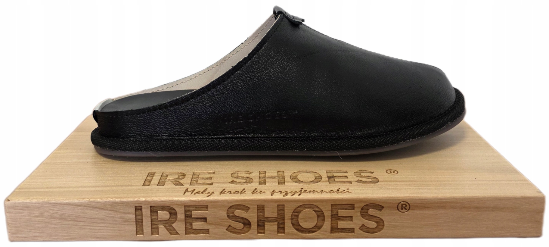 Papuče IreShoes Pantofle z lícové kůže Bačkory Domácí 40