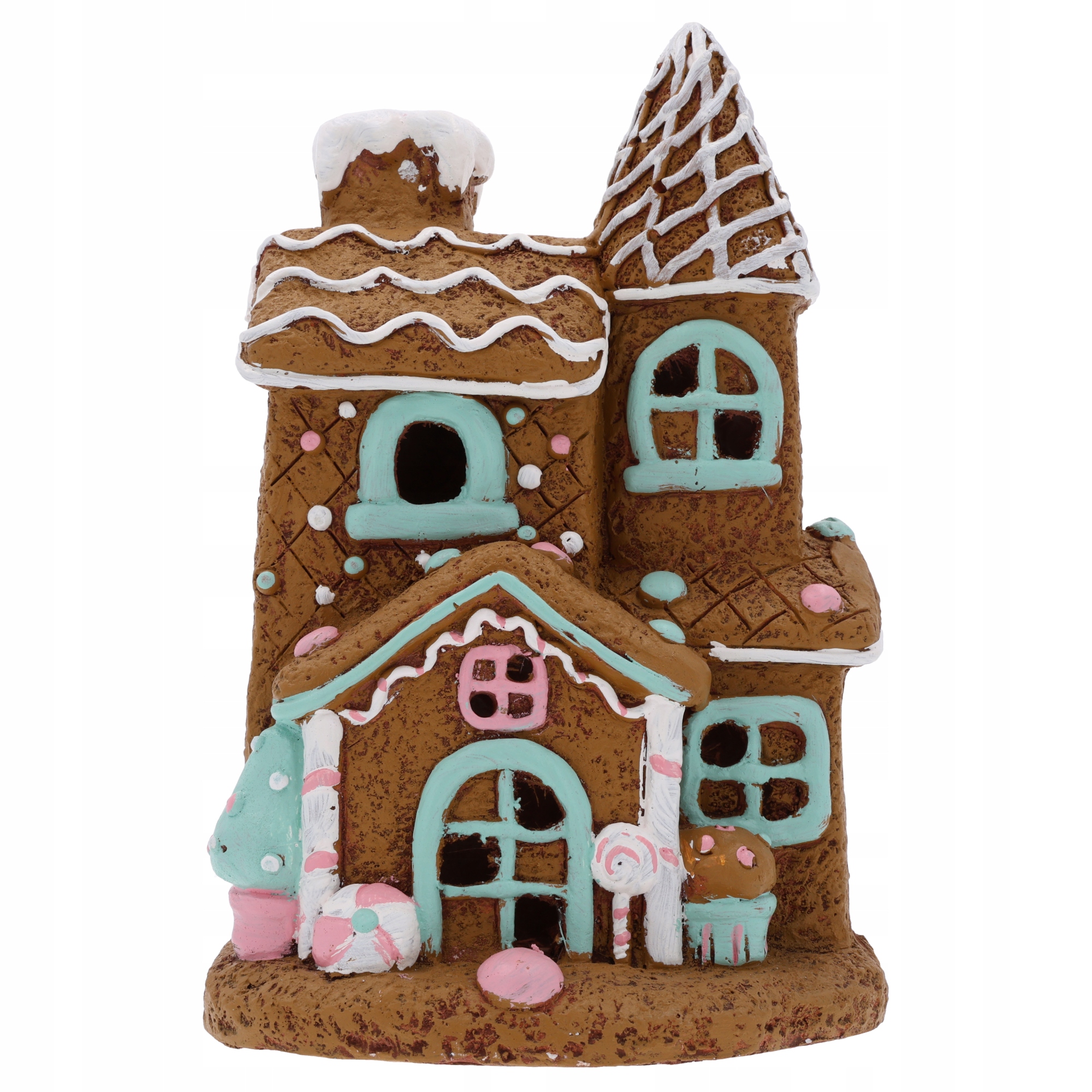 Svítící perníkový domeček na baterie, vánoční lampion, dárek pod stromeček