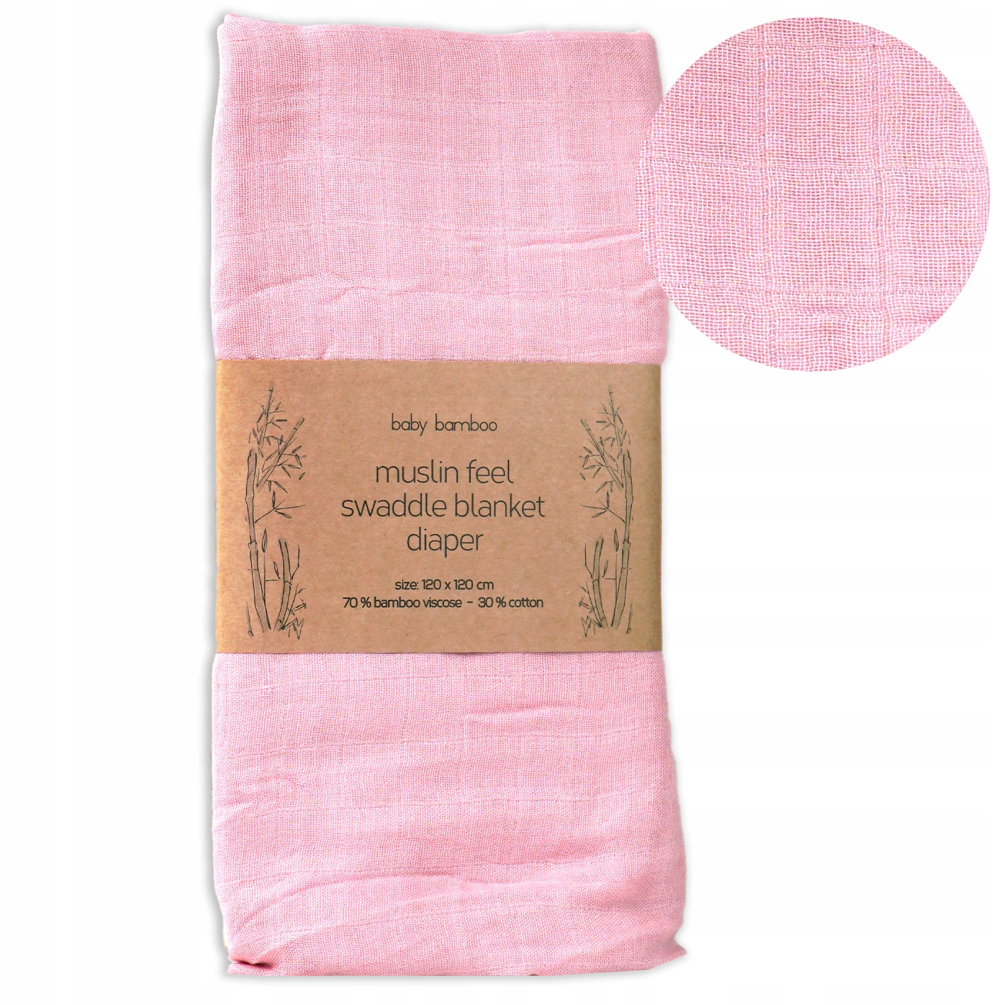 

Kocyk Na Upały Pielucha Bambusowa Otulacz 120x120