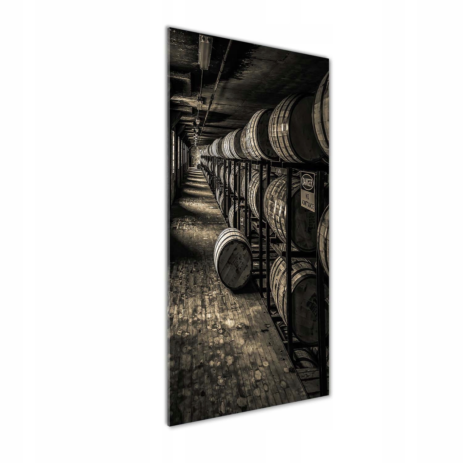 Akrylový obraz do obývacího pokoje Bourbonské sudy 50x125