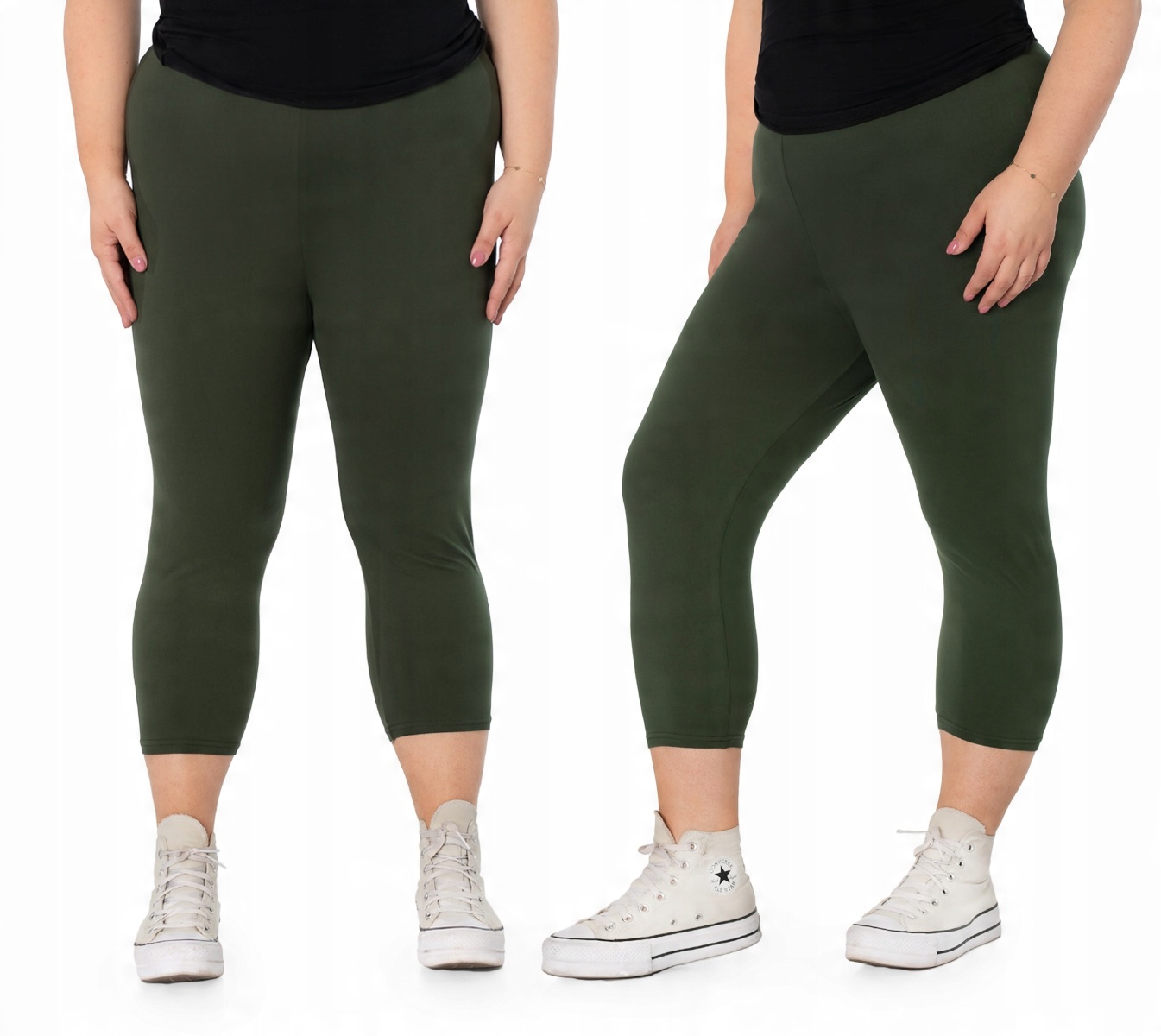 

Duże Legginsy Getry Damskie Bambusowe 716-8 r 9XL