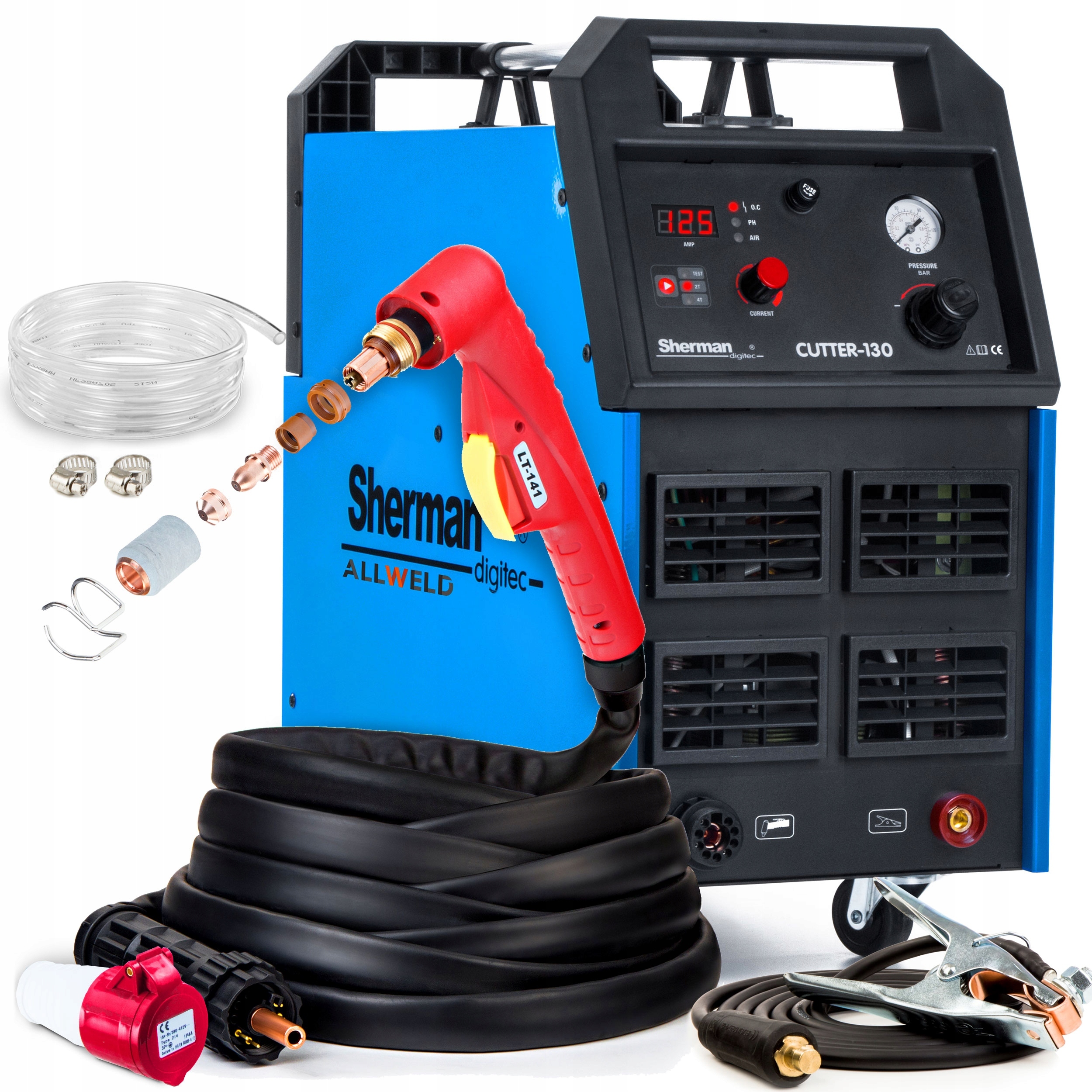 Plazmová Řezačka Plazmová Plazma Sherman Cutter 130 Hf 125A 45 MM Igbt