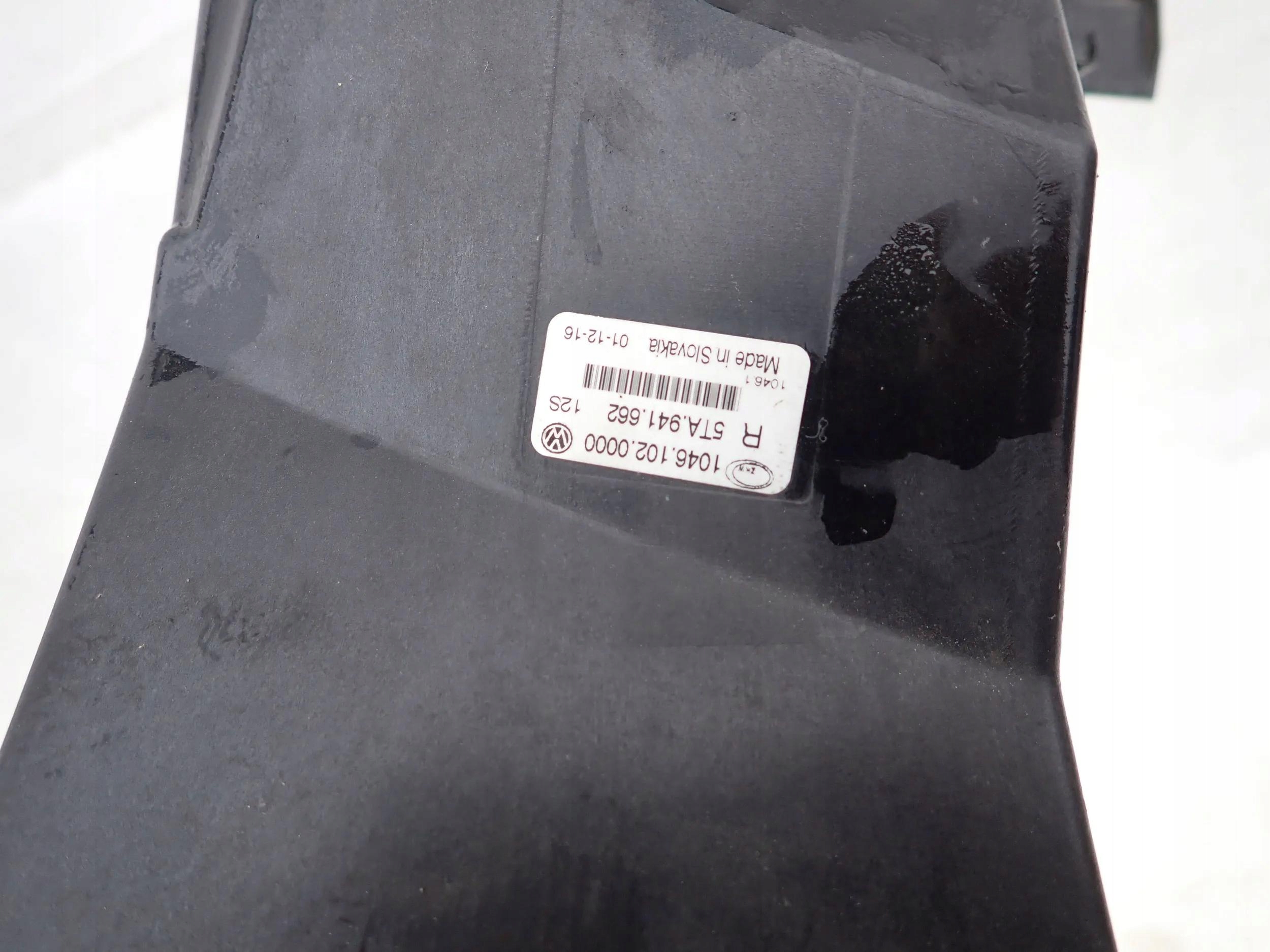 VW TOURAN 5TA 15- fog light right front