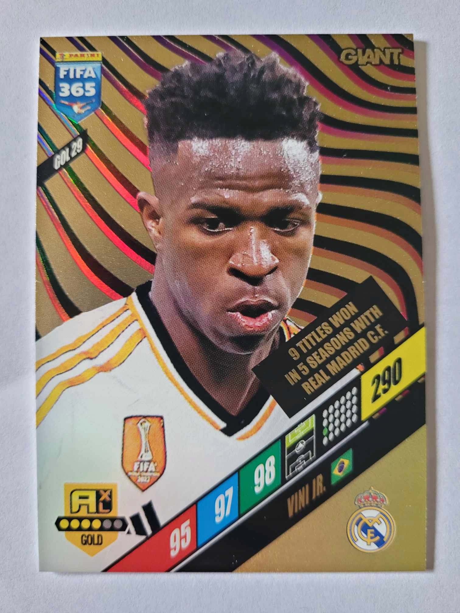 Fifa 365 2024 Panini Giant Vini Jr Gol 29