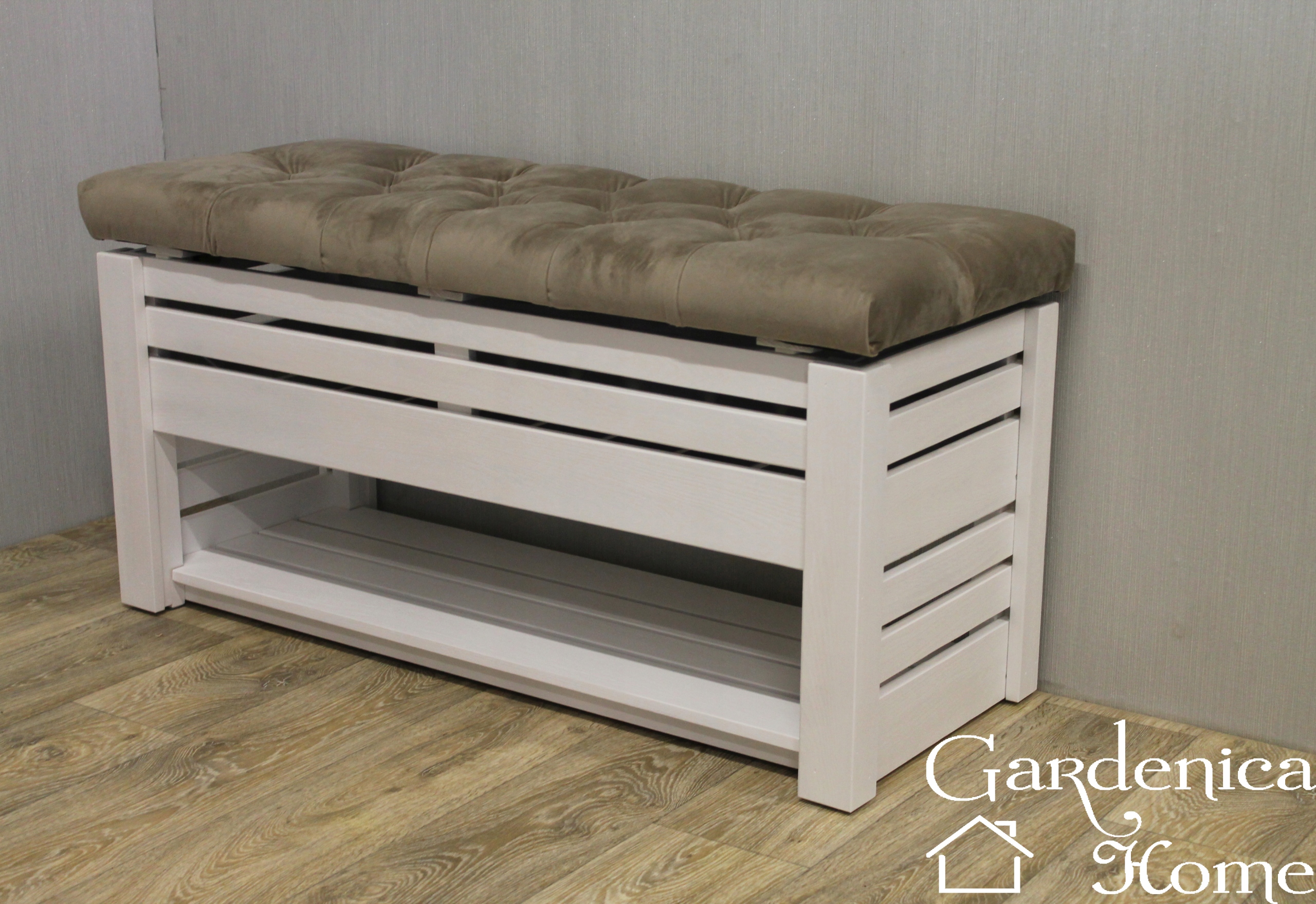 SIEDZISKO PIKOWANE MODENA PUFA SCHOWEK PÓŁKA 100cm